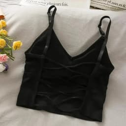 Womens Tops Sexy Tank Top Women Built in Bra Solid Color Camis for Women Crop Top Off Shoulder Sleeveless Camisole 2024 New
