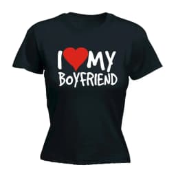 I Love My Husband Boyfriend WOMENS T-SHIRT Tee Birthday Girlfriend Wife Partner Funny Kawaii Clothes Oversized T Shirt Tops Tee