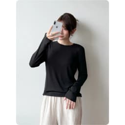 Women's Acetate Soft Long Sleeve T-shirt Spring Autumn Round Neck Thin Basic High Elasticity Tops