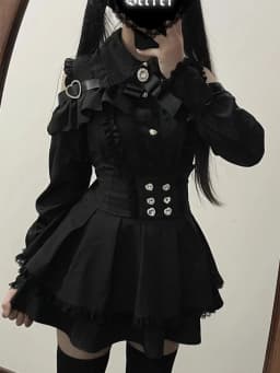 Gothic Women's Clothing Shirt Long Sleeve Lolita Blouse Japanese Bow Tie Sweet Cute Tops Design Streetwear Y2k Retro Blouse New