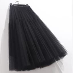 Summer High Waist Long Tulle Skirts for Women Solid Color A-Line Tutu Mesh Clothing Spring Autumn Female Pleated Skirts