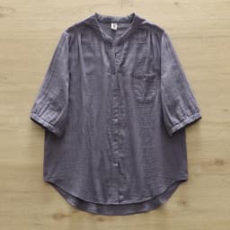 New Spring Cotton Yarn Shirt Women Stand Collar Short Sleeve Solid Top Girl Fashion Pocket Retro Blouses 2024 Summer T44995QM
