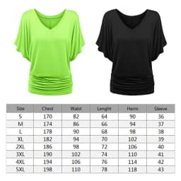Classic Casual Batwing Blouse Plus Size V-neck Short Sleeve Pink Grey Basic Solid Loose T-shirt Pullover Tops Female Summer Tees