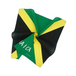 Square Running Headband Scarf Jamaica Flag Bandana 100% Cotton Biker Cycling Head Wrap Cowboy Kerchief Men Women Neck Accessary