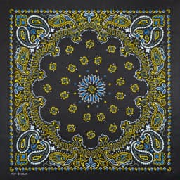 Cotton Cartoon Geometric Scarf Digital Print Bandana for HipHop Dance Cycling Casual Streetwear Multi-Functional Unisex Headwear