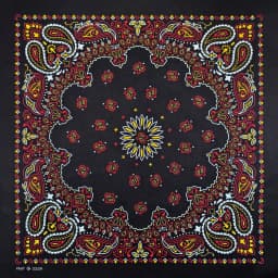 Cotton Cartoon Geometric Scarf Digital Print Bandana for HipHop Dance Cycling Casual Streetwear Multi-Functional Unisex Headwear