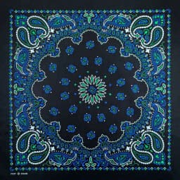 Cotton Cartoon Geometric Scarf Digital Print Bandana for HipHop Dance Cycling Casual Streetwear Multi-Functional Unisex Headwear