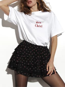 Large Size Women's T-Shirt in Soft Yellow With MONEY MAGNET Print Casual Slogan Summer Cotton Tee Drop Shipping