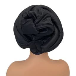 Twisted Braid Turban Cap for Women African Lady Head Wraps Diamonds Nigeria Raw Silk Autogele Headtie Muslim Hat Party Headwear