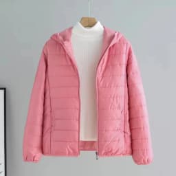 Women Jacket Autumn Winter Parkas 2024 New Female light Thin Down Cotton Coat Ladies Casual Hooded Short Warm Basic Overcoat