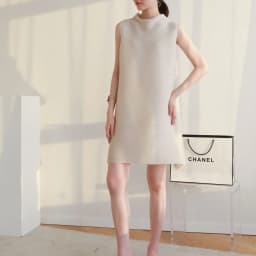 ALSEY Pleated Summer Classic Women's Dresses Loose Plus Size Sleeveless Design Dresses 2025 Spring New