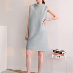 ALSEY Pleated Summer Classic Women's Dresses Loose Plus Size Sleeveless Design Dresses 2025 Spring New