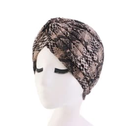 Leopard Snakeskin Floral Print Knotted Women's Turban Cap Muslim Headscarf Twist Knot Indian Cap Lady Bandanas Hair Accessories