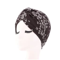 Leopard Snakeskin Floral Print Knotted Women's Turban Cap Muslim Headscarf Twist Knot Indian Cap Lady Bandanas Hair Accessories