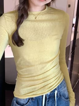 2024 Spring Autumn T Shirt Women Tops Solid Slim Fit Long Sleeve O Neck Tshirts Female Casual Streetwear High Quality Base Tees