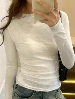 2024 Spring Autumn T Shirt Women Tops Solid Slim Fit Long Sleeve O Neck Tshirts Female Casual Streetwear High Quality Base Tees