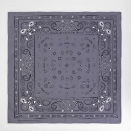 Popular Hip Hop Navy Blue Cashew Flower Bandana Men Women Outdoor Headbands Hair Band Wrist Wrap Amoeba Scarves Hair Accessories