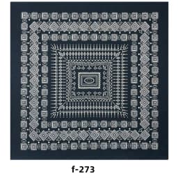 Popular Hip Hop Navy Blue Cashew Flower Bandana Men Women Outdoor Headbands Hair Band Wrist Wrap Amoeba Scarves Hair Accessories