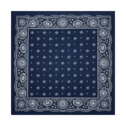 Popular Hip Hop Navy Blue Cashew Flower Bandana Men Women Outdoor Headbands Hair Band Wrist Wrap Amoeba Scarves Hair Accessories