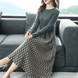 New Fashion 2024 Women Autumn Winter Long Sweater Pullovers Warm Knitted Sweaters Dress Pullover Lady O Neck Women s1376