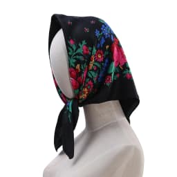 70*70cm Russian Style Floral Printed Women's Square Scarf Lady Bandana Handkerchief Ukrainian Shawl Babushka Headband Scarves