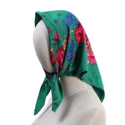 70*70cm Russian Style Floral Printed Women's Square Scarf Lady Bandana Handkerchief Ukrainian Shawl Babushka Headband Scarves