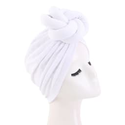 African Print Women Large Flower Stretch Turban Hat Headwrap Bonnet Hat Wedding Party Headwear Lady Muslim Hijab Hat Head Cover