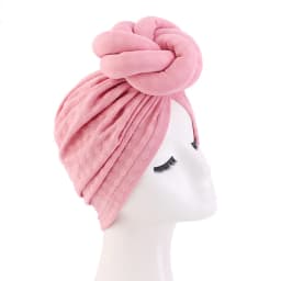 African Print Women Large Flower Stretch Turban Hat Headwrap Bonnet Hat Wedding Party Headwear Lady Muslim Hijab Hat Head Cover