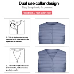 Female 90% White Duck Down Ultra Lightweight Packable Warm Down Liner Vest 2026 New Women Sleeveless Puffer Jacket