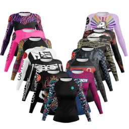 Fashion 3D Printed Comics MMA T-Shirt Women Compression Long Sleeve Fashion Bjj Rashguard Boxing Cosplay Costume Sport T Shirts