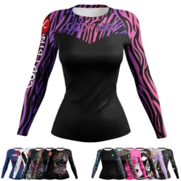 Fashion 3D Printed Comics MMA T-Shirt Women Compression Long Sleeve Fashion Bjj Rashguard Boxing Cosplay Costume Sport T Shirts