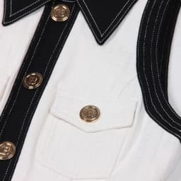 S-XL High Quality Fashion New Jacquard Textured denim Panel Black Sleeveless Slim Slim Strap Casual Pair with Women's Dress