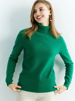 Knitted Sweaters Cashmere Sweater Women's 100% Merino Wool Turtleneck Fashion Pullover Winter Autumn Jumpers Top Female Clothing