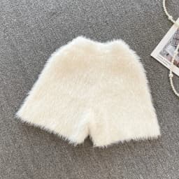 Autumn Winter New Knitted Shorts Women Korean High Waist Bottoms Causal Fashion Warm Sweater Short Femme