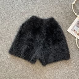 Autumn Winter New Knitted Shorts Women Korean High Waist Bottoms Causal Fashion Warm Sweater Short Femme