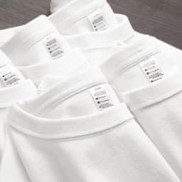 Japanese 320G Heavyweight Short Sleeve T-shirt Men's Summer Pure Cotton Thick Neckline Pure White Half Sleeve T-shirt