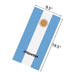 Summer Breathable Argentina Flag Bandana Seamless Face Shield for Worldwide Football Fans Outdoor Sports Headband Neck Gaiter