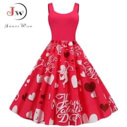 Summer Music Note Floral Print Women Sexy New Year Party Dress Spaghetti Strap Vintage Swing Robe Valentine's Vestidos