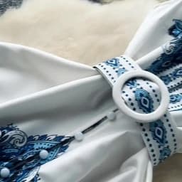 2024 Summer Women Clothing Runway Fashion Paisley Print Flying Sleeve V-Neck Single Breasted Belted Vintage Party Long Vestidos