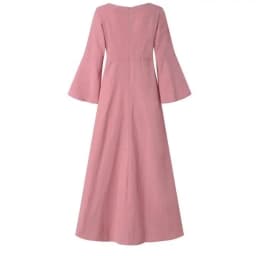 Medieval Dress Woman Costume Palace Cotton and Linen Victorian Dress Cosplay Long Maxi Dresses Kaftan Robe Black Pink Yellow