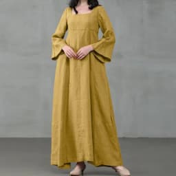 Medieval Dress Woman Costume Palace Cotton and Linen Victorian Dress Cosplay Long Maxi Dresses Kaftan Robe Black Pink Yellow