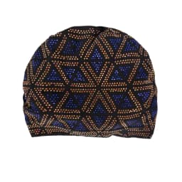 Full Diamonds Women's Donut Turban Cap Elastic Muslim Headscarf Bonnet Female Headband Hat African Caps Lady Hair Accessories