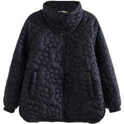Autumn Winter Women Light Thin Down Jacket 2023 New Loose Oversize Mother Clothes Long Sleeve Female Cotton Padded Coat Overcoat
