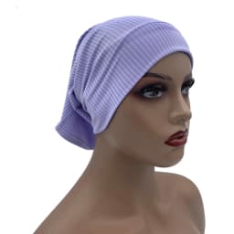 Textured Ribbled Under Scarf Muslim Women's Inner Hijab Cap Elastic Underscarf Bonnet Ladies Head Wraps Soild Color Turban Hat