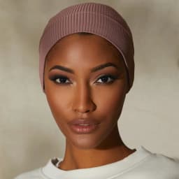 Textured Ribbled Under Scarf Muslim Women's Inner Hijab Cap Elastic Underscarf Bonnet Ladies Head Wraps Soild Color Turban Hat