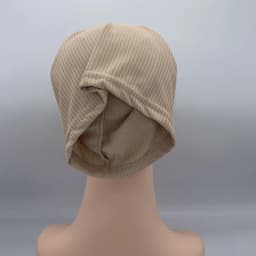 Textured Ribbled Under Scarf Muslim Women's Inner Hijab Cap Elastic Underscarf Bonnet Ladies Head Wraps Soild Color Turban Hat