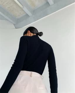 2021 Spring Autumn Sexy Knitted Turtleneck Top Women Hollow Out Casual Long Sleeve T Shirt New Fashion Slim Tops Lady Clothing
