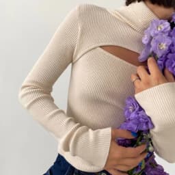 2021 Spring Autumn Sexy Knitted Turtleneck Top Women Hollow Out Casual Long Sleeve T Shirt New Fashion Slim Tops Lady Clothing