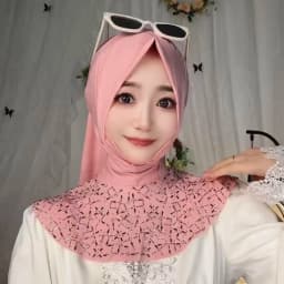Glittery Diamonds Muslim Lady Cover Fashionable Headwear Hijab