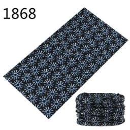 1851-1900 Flower Leaf Print Bandana Neck Gaiter Face Shield Sport Camping Cycling Outdoor Fishing Magic Scarf Men Women Masks